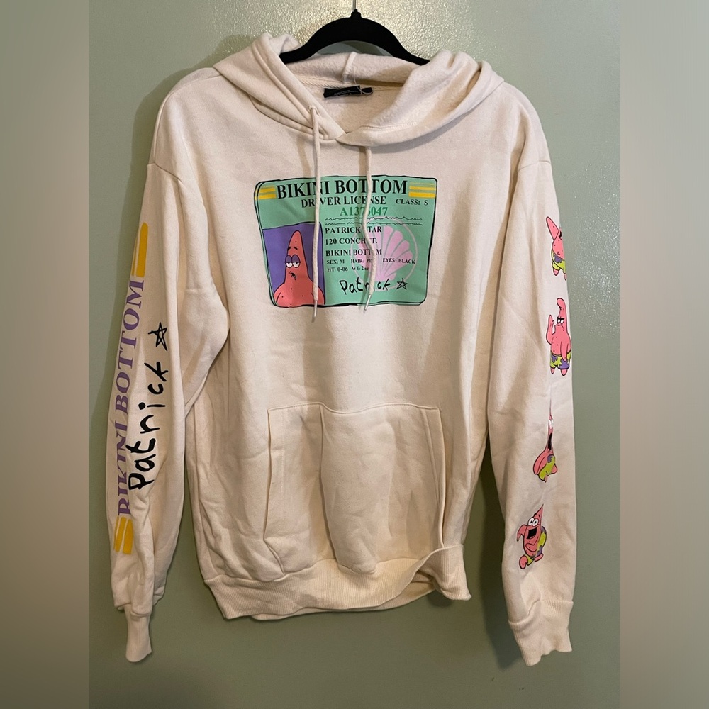 SpongeBob -Patrick hoodie men’s size small